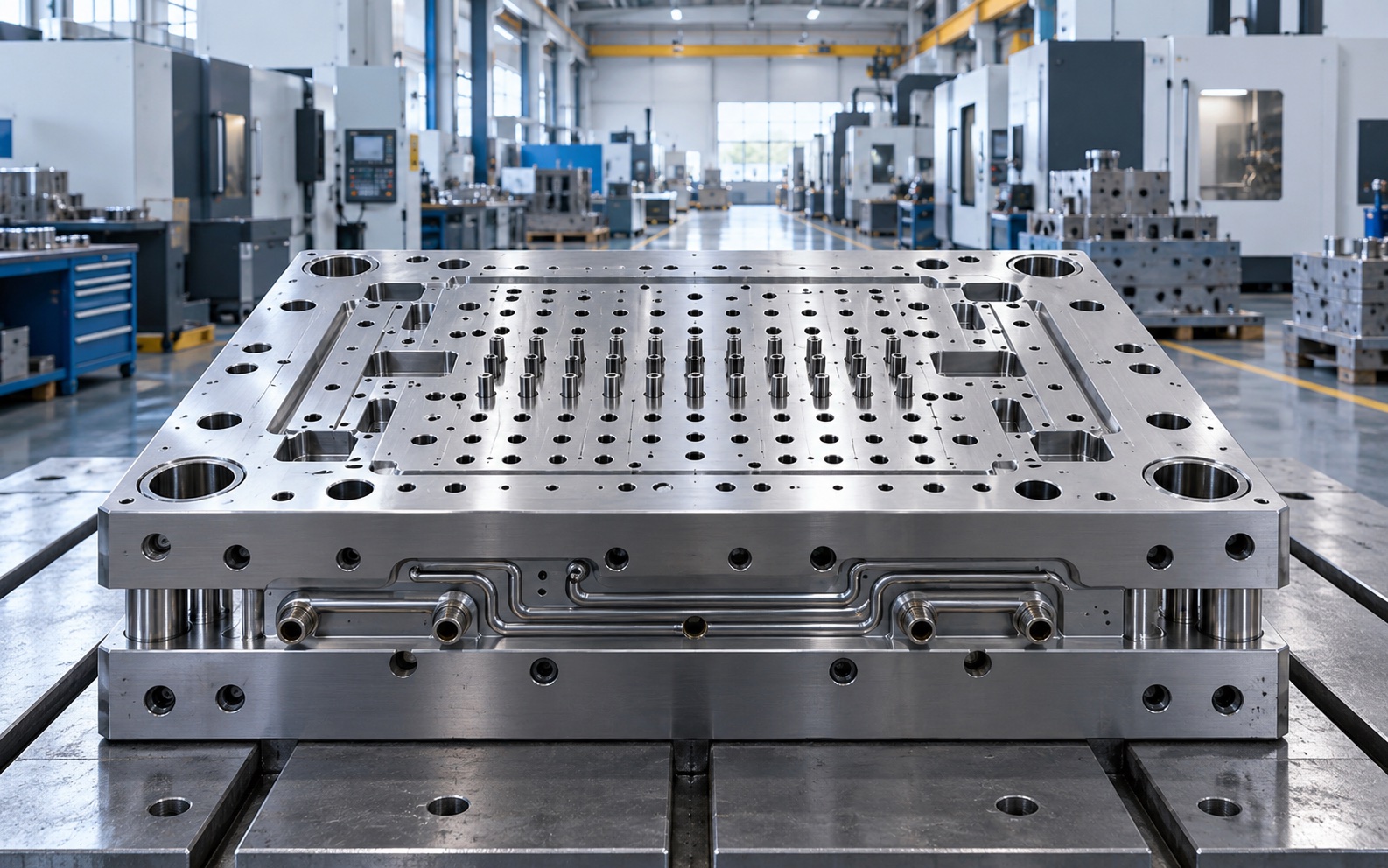 Mold Base & Ejector Pin Holes